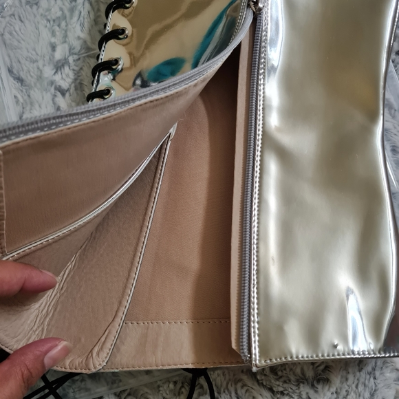 SOLD Cape Robin Silver Metallic Heel Boot Sz 10 - Picture 6 of 11